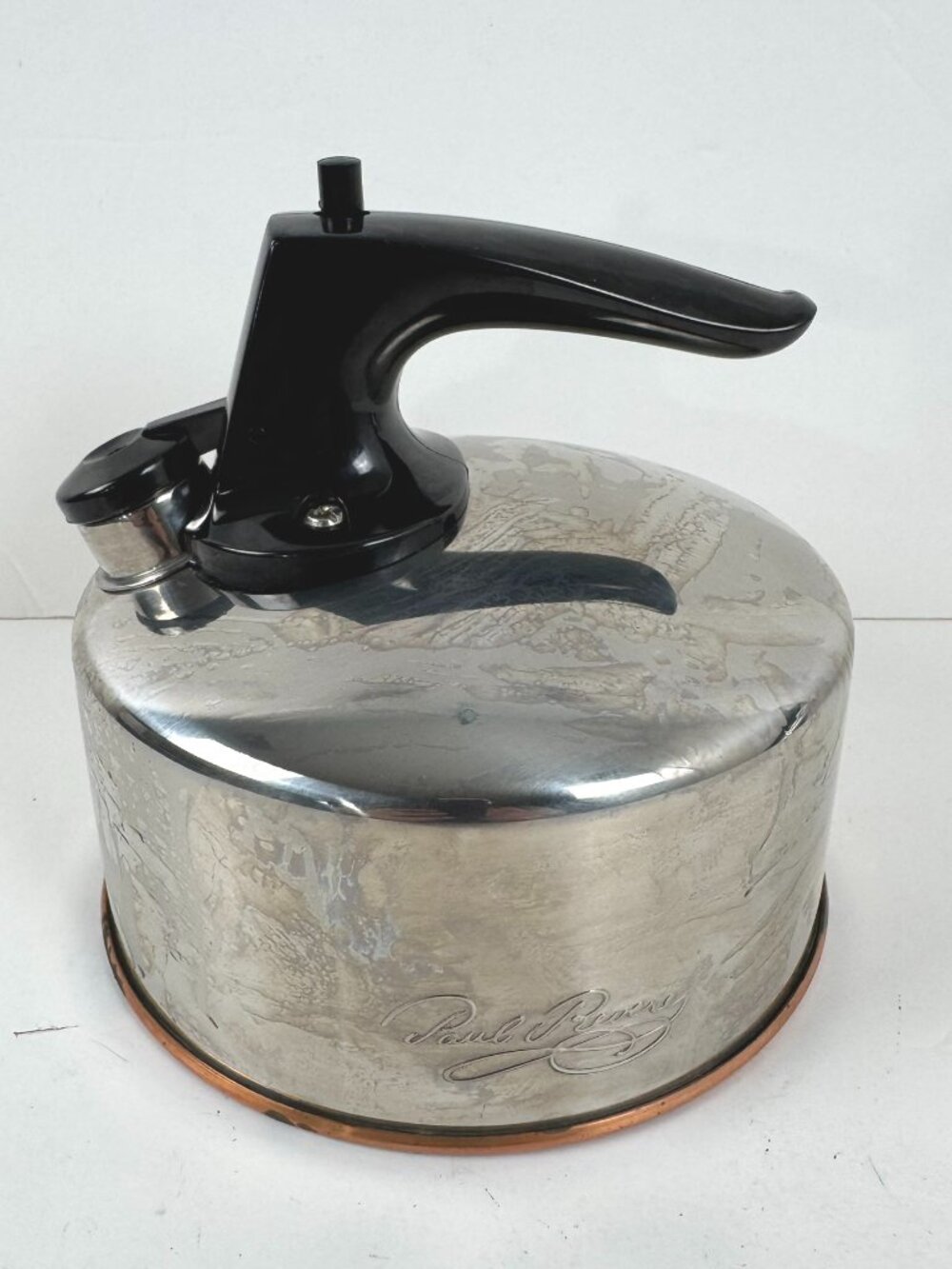Paul Revere Tea Kettle Stainless Steel Copper Bottom MC-224